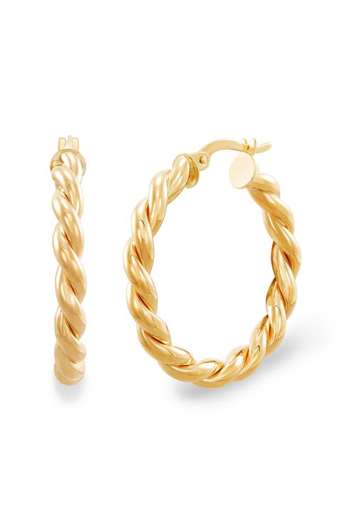 Twist Hoop Earrings