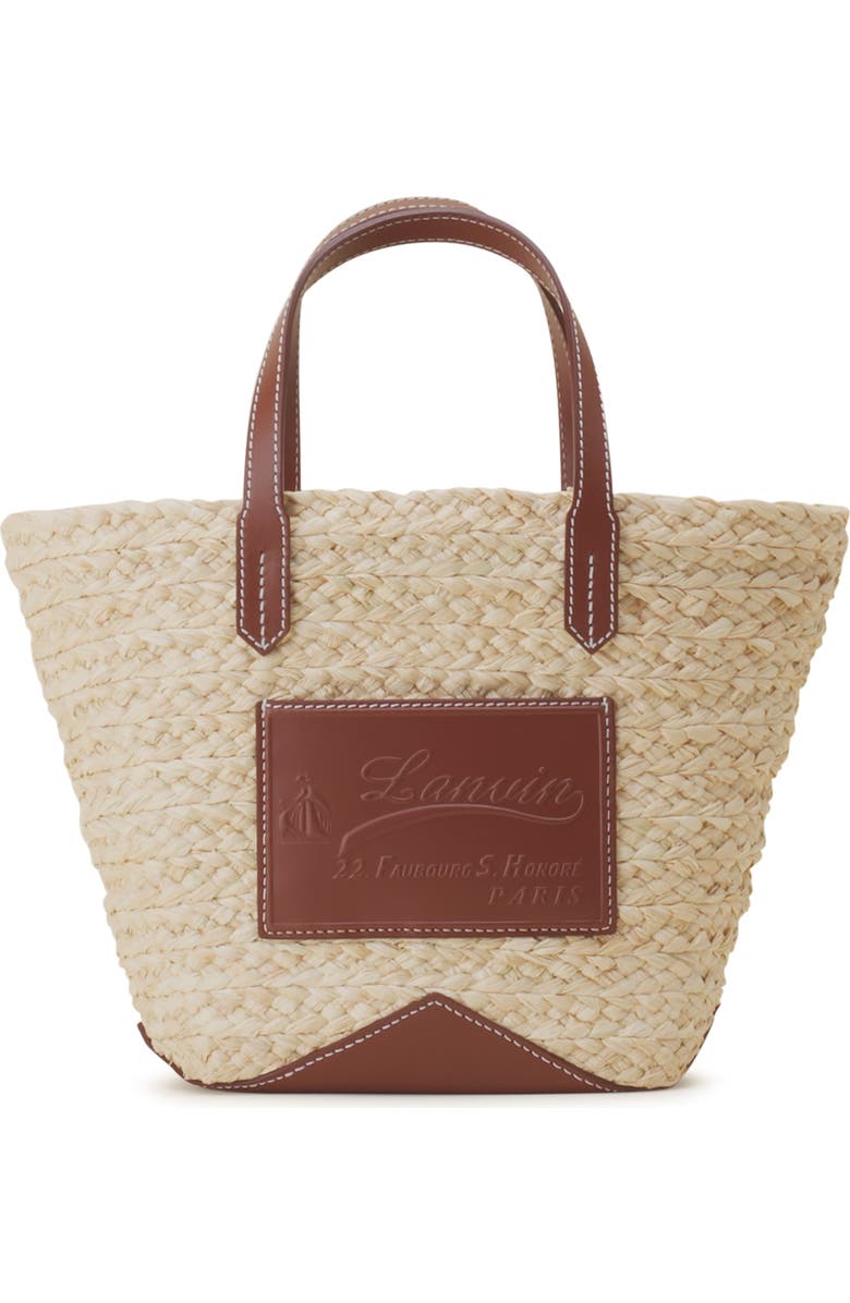 Lanvin Catch By Lanvin Small Basket Bag, Main, color, Beige