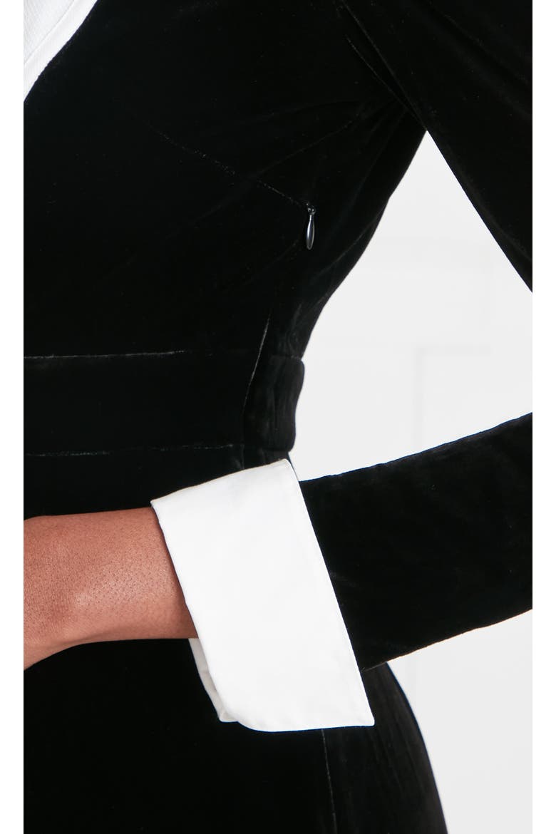 Pompidou Bib Dress, Alternate, color, Black