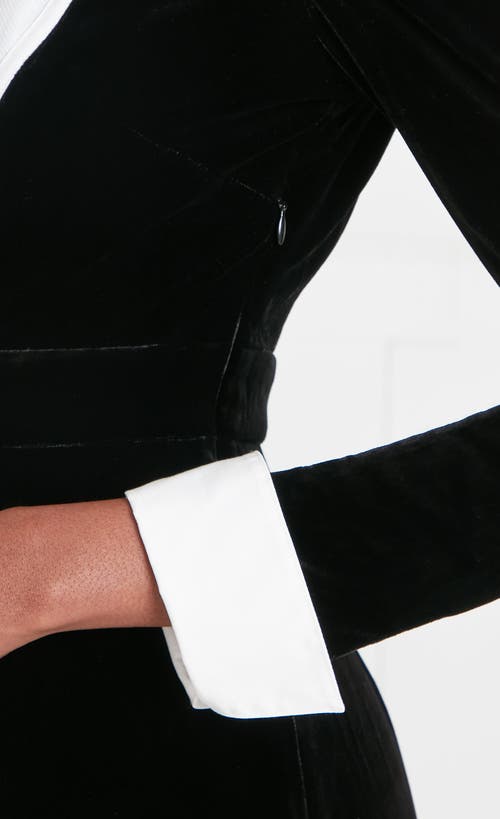 Temperley London Pompidou Bib Dress In Black