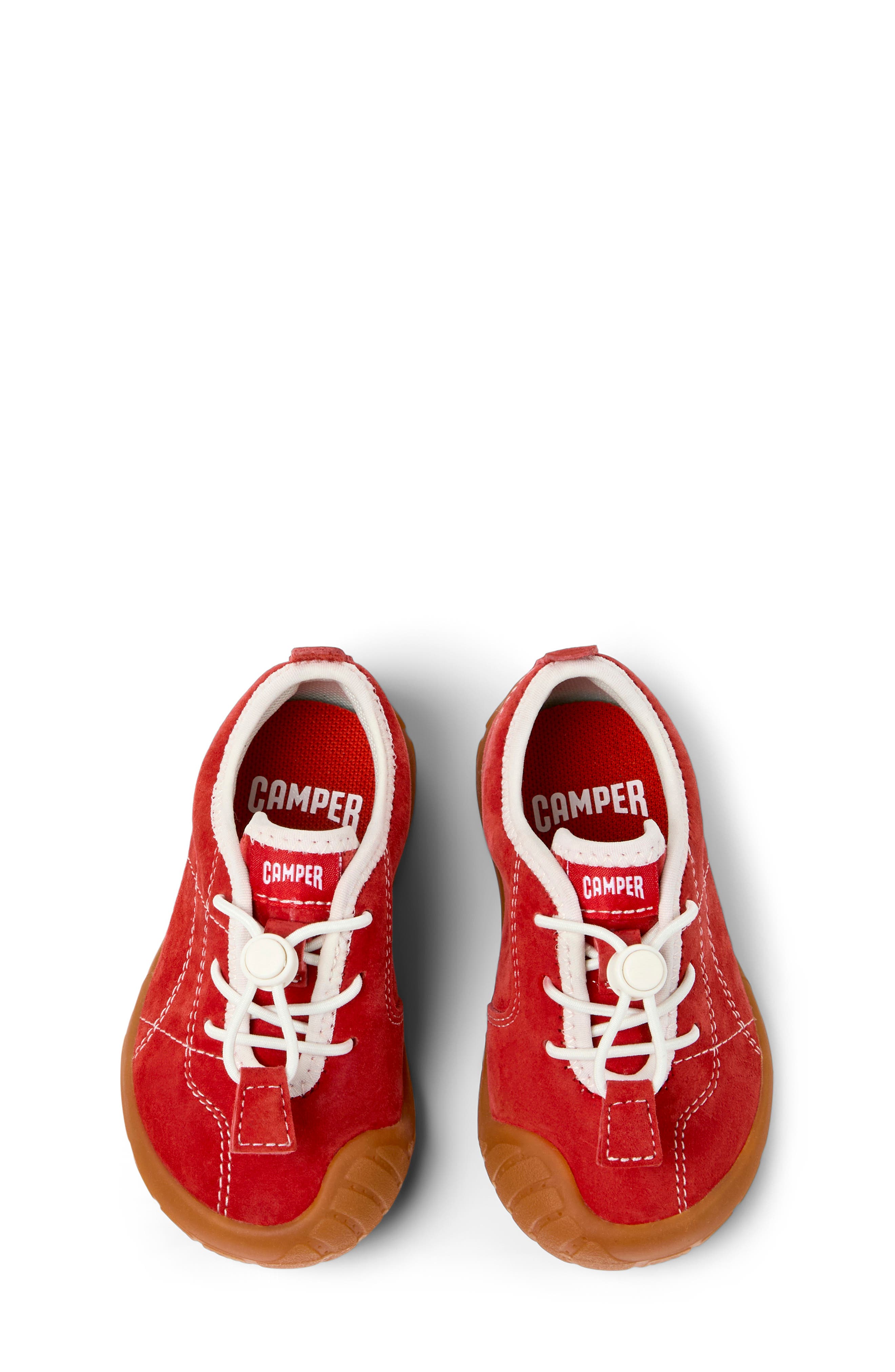 Camper Kids' Peu Path Sneaker, Alternate, color, Medium Red