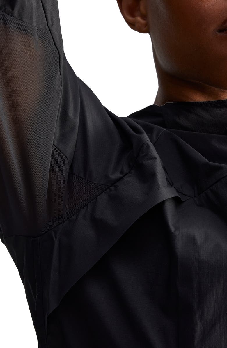 adidas by Stella McCartney Truepace Water Repellent Running Jacket, Alternate, color, Black