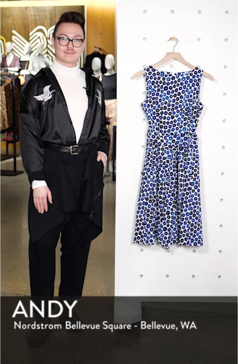 Neroli Print Fit & Flare Dress, sales video thumbnail