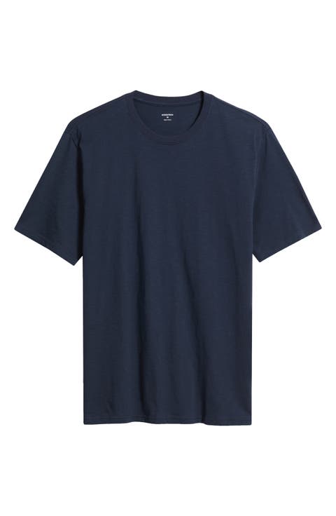 Slub Cotton Crewneck T-Shirt (Regular & Big)