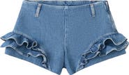 MANGO Starring Hailey Bieber Agata Denim Shorts