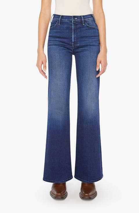The Hustler Roller Sneak High Waist Wide Leg Jeans