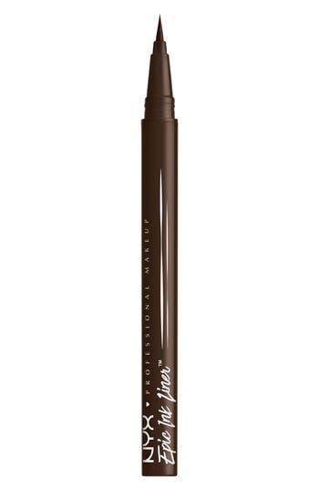 Nyx Professional Makeup Epic Ink Waterproof Liquid Eyeliner In Dark Chocolate