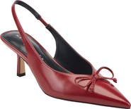 Marc Fisher Gretel Slingback Pointed Toe Bow Pump