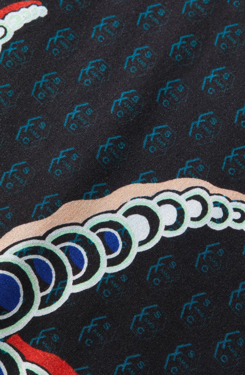 Scotch & Soda Tropical Print Button-Up Shirt, Alternate, color,