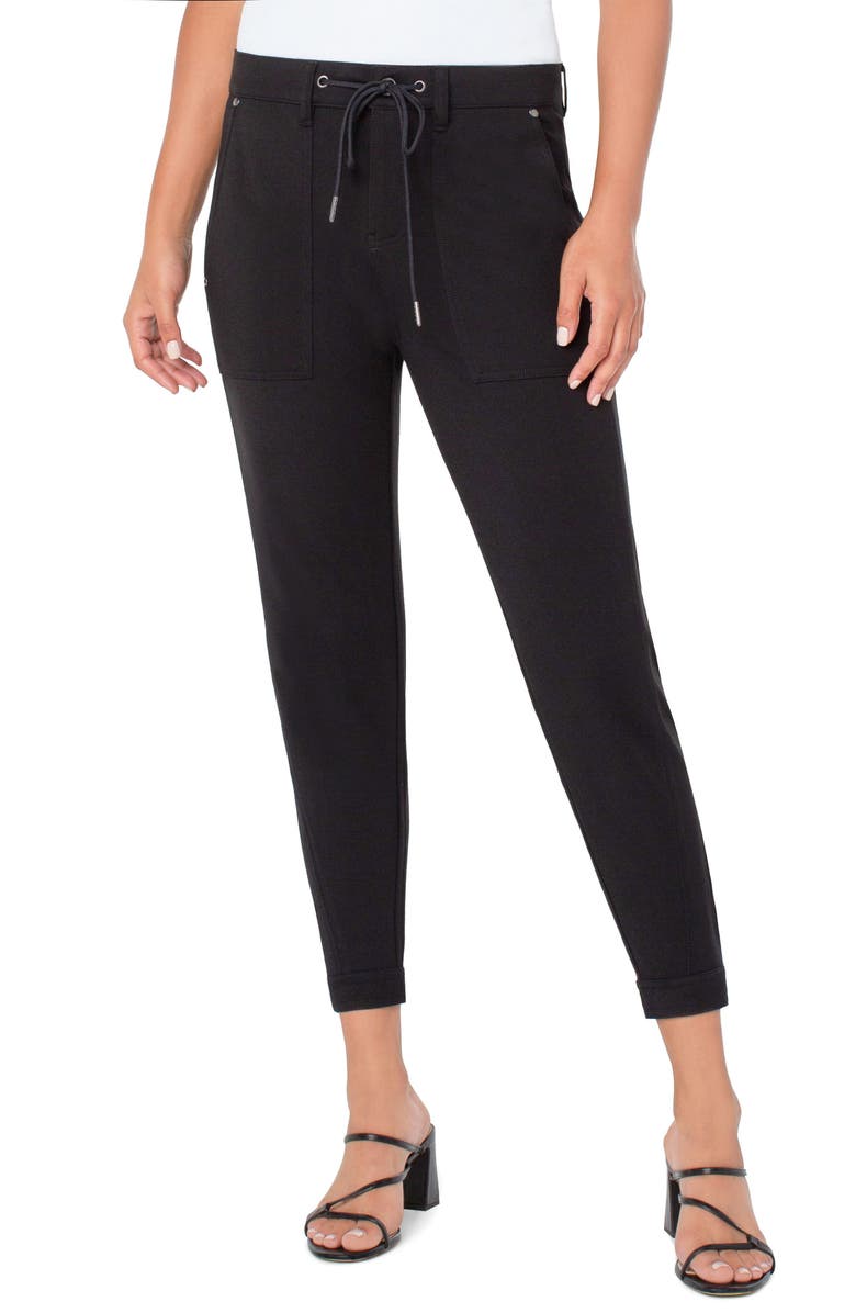 Liverpool Los Angeles Drawstring Utility Joggers, Main, color, 