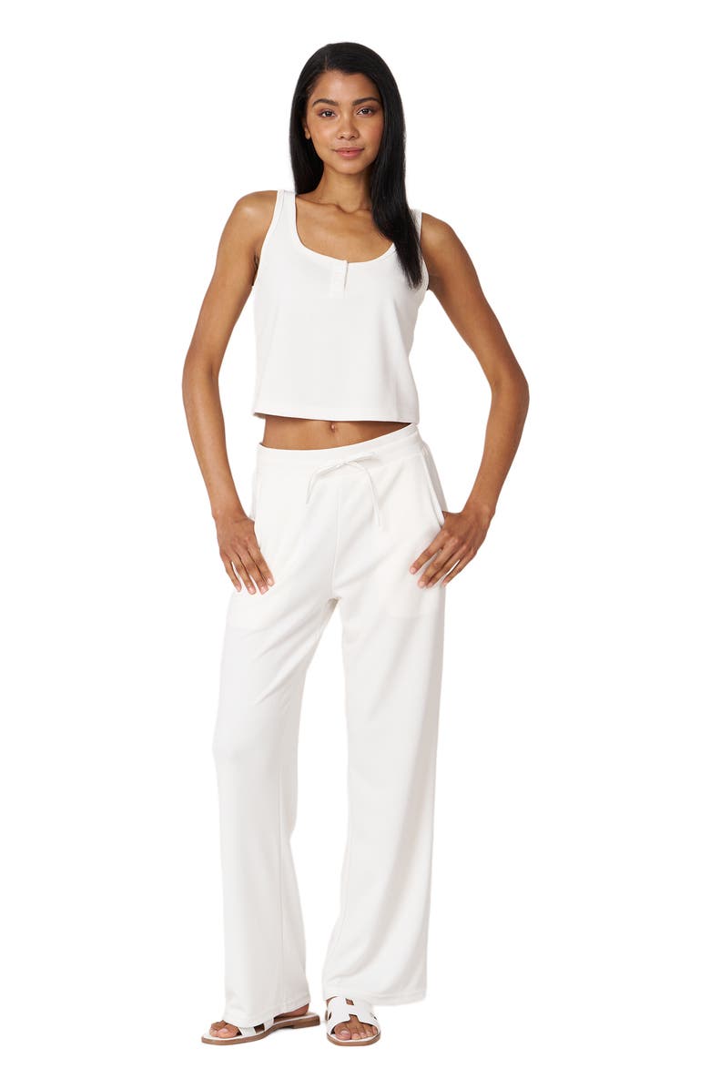 Rebody Active Retreat Waffle Tank, Alternate, color, White