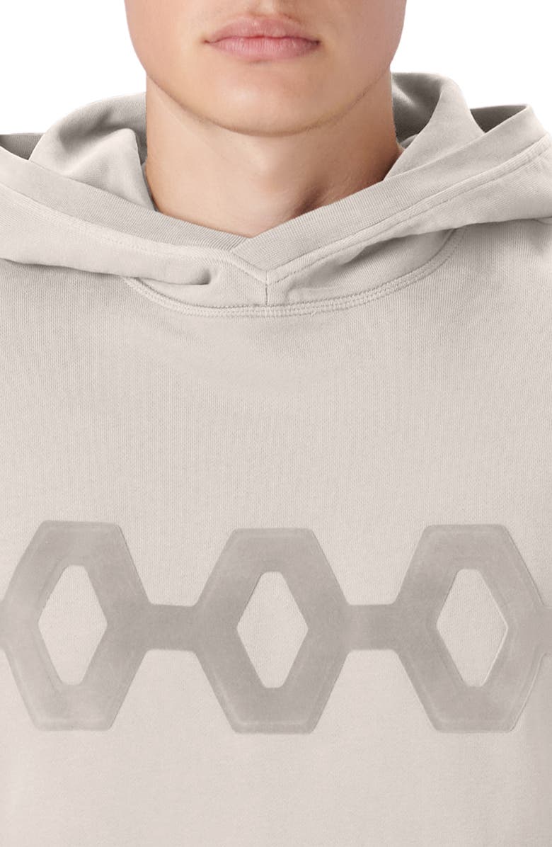 Bugatchi Comfort Organic Cotton Hoodie, Alternate, color, Soy