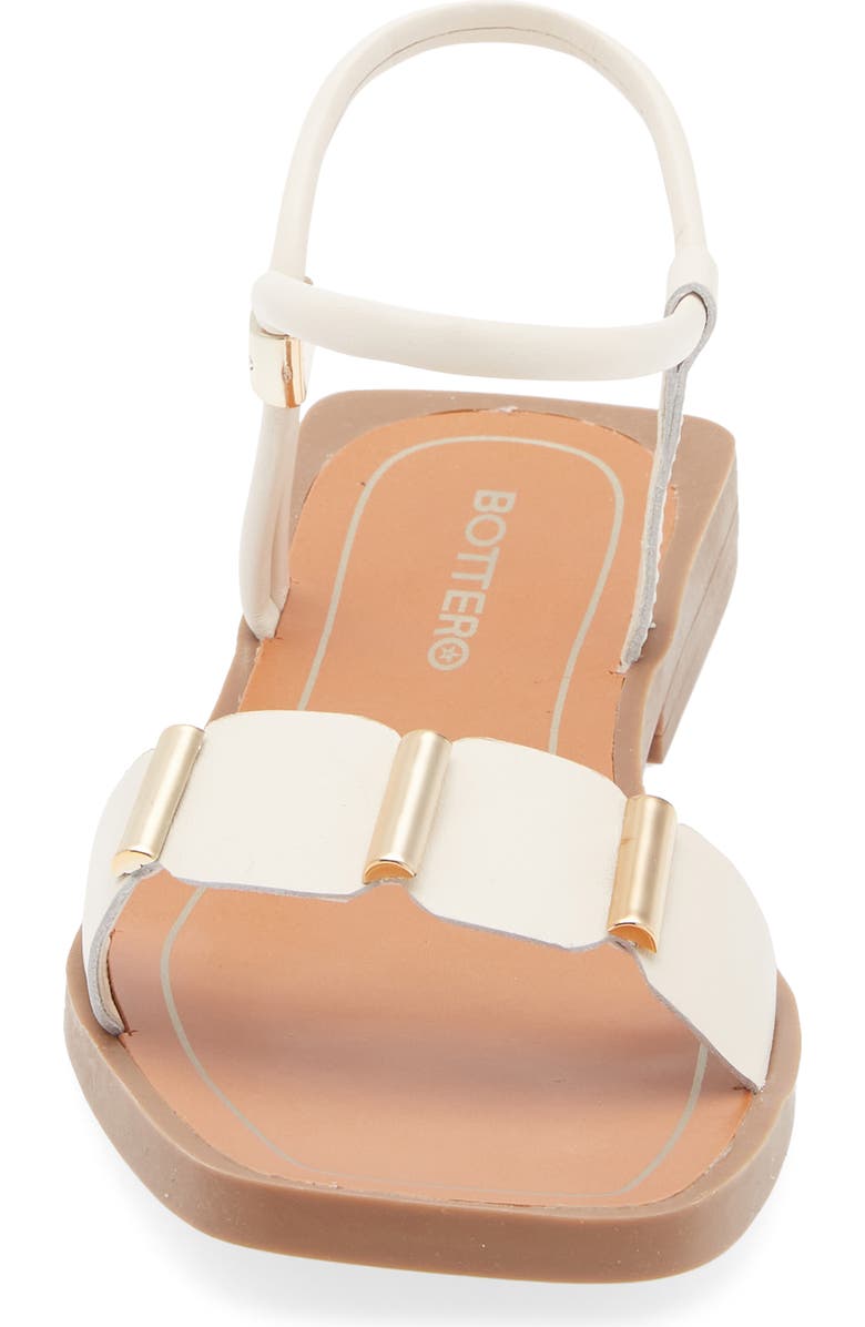 Bottero Leather Ankle Strap Sandal, Alternate, color, Marfim 23