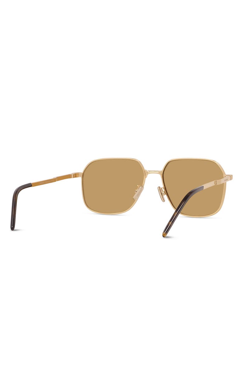 Givenchy GV One 56mm Square Sunglasses, Alternate, color, Shiny Endura Gold / Brown