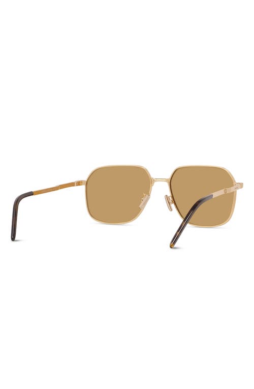 Givenchy Gv One 56mm Square Sunglasses In Gold