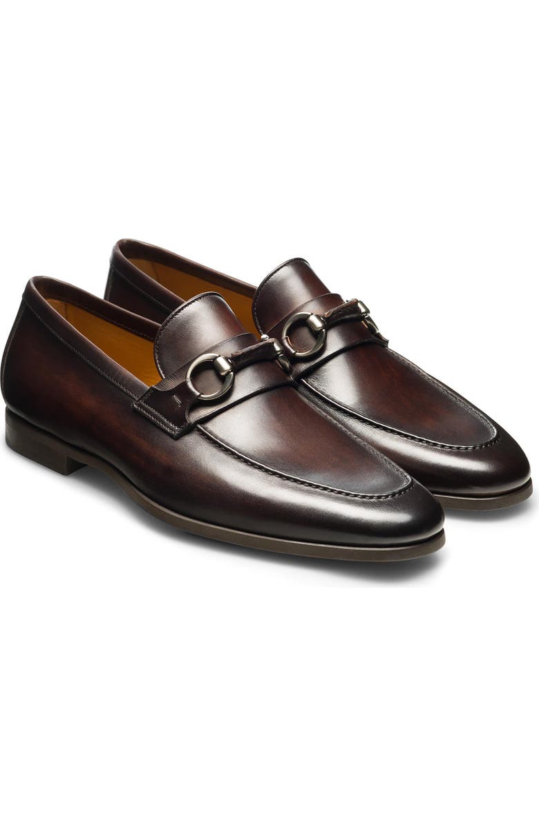 Magnanni Diago II Bit Loafer, Main, color, Brown