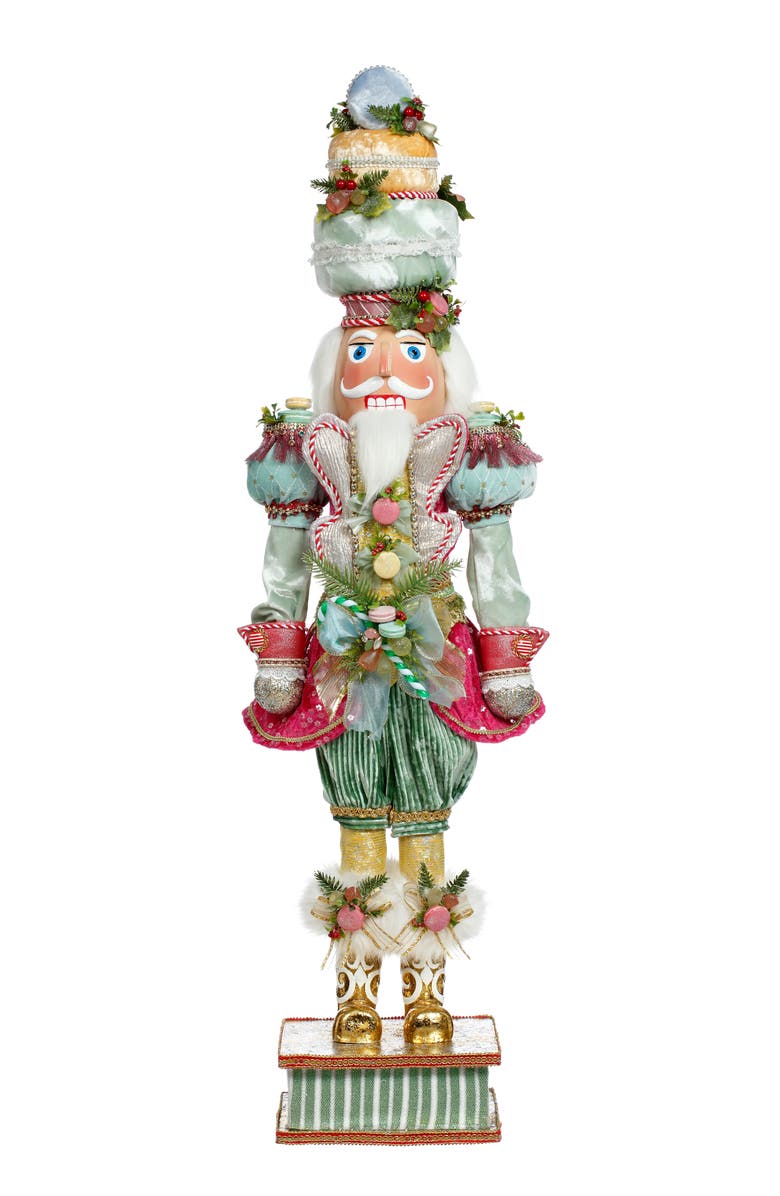 Mark Roberts Macaron Nutcracker, Medium, Main, color, Light Blue