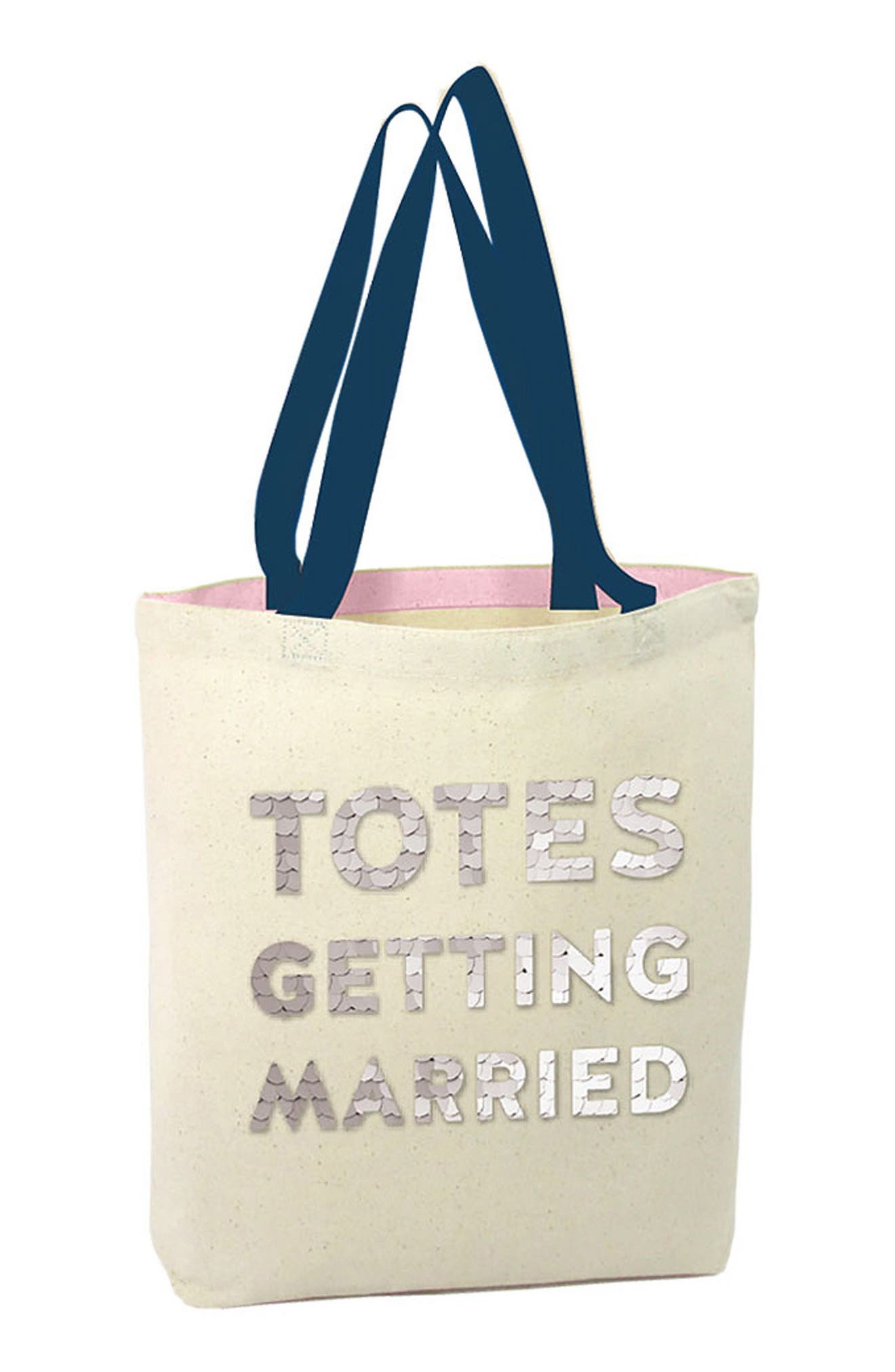 Slant Collections Monstera Print Canvas Tote, Main, color, 