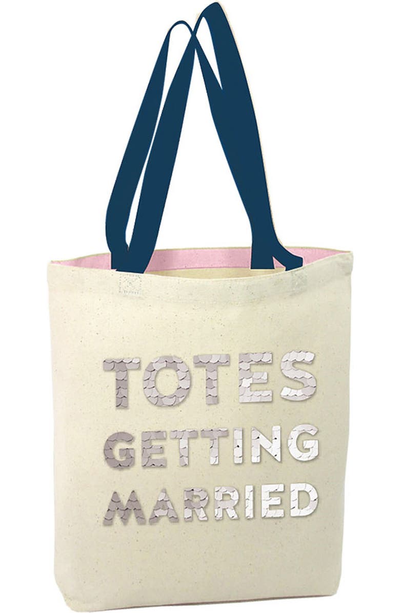 Slant Collections Monstera Print Canvas Tote, Main, color,