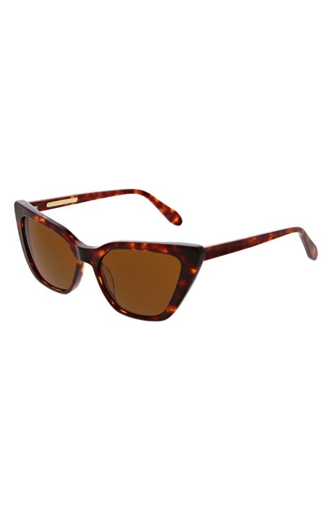 超安い Brown Rack Nordstrom | Women for Sunglasses Eye Cat 小物