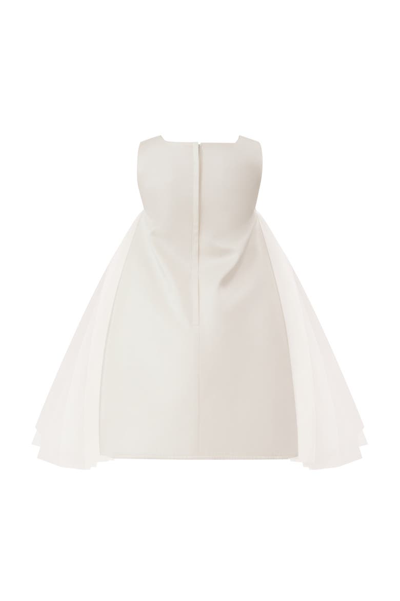 Floral Cascade Dress, Alternate, color, Ivory