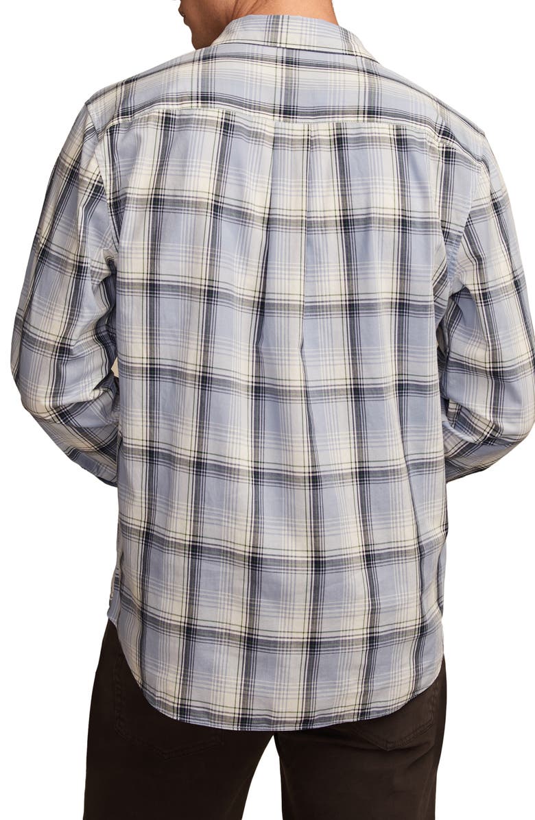 Lucky Brand Plaid Cotton Poplin Button-Up Shirt, Alternate, color, 