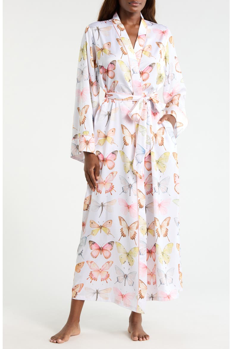 Print Maxi Robe, Main, color, PASTEL WINGS