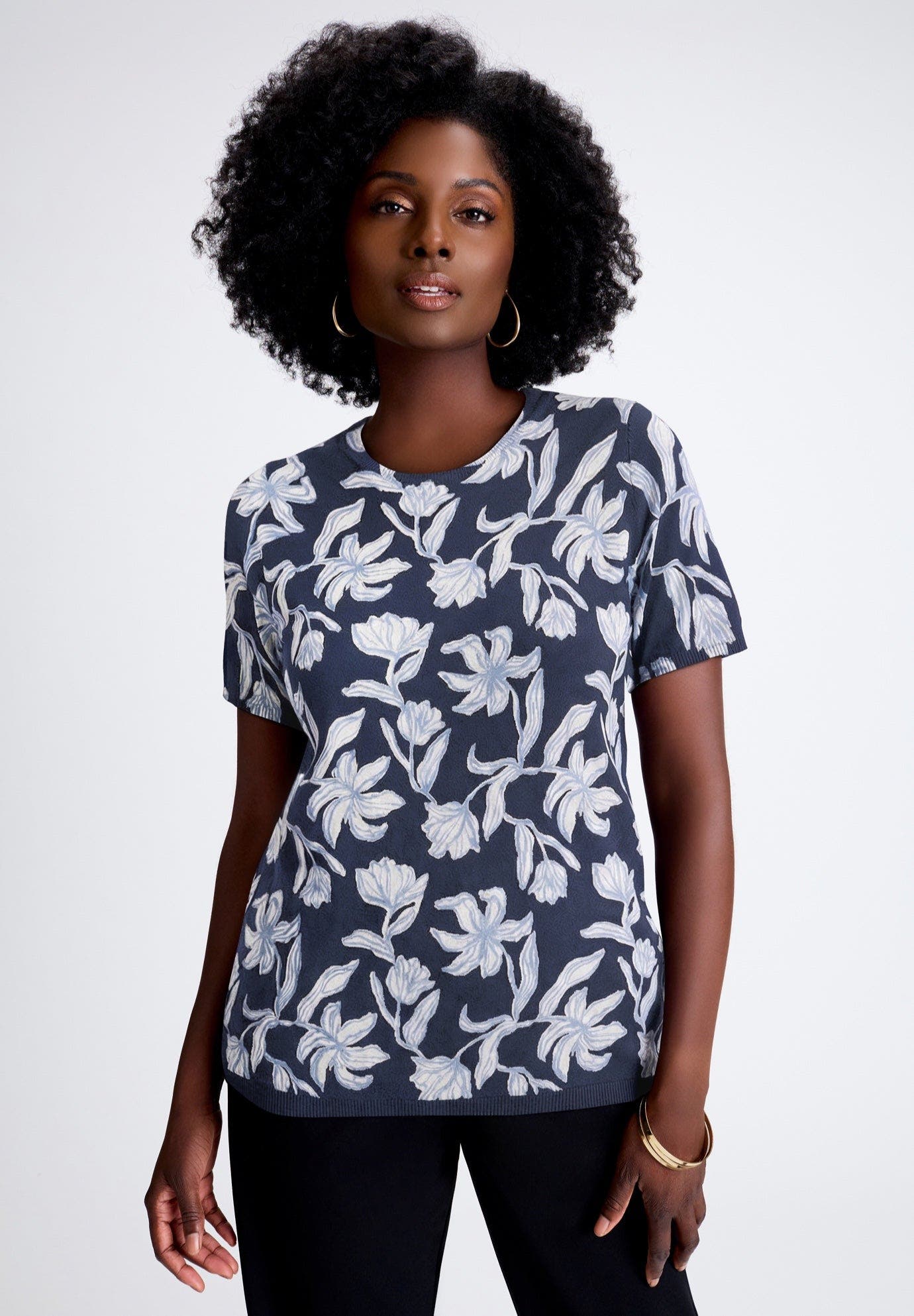 BLUE PRETTY FLORAL