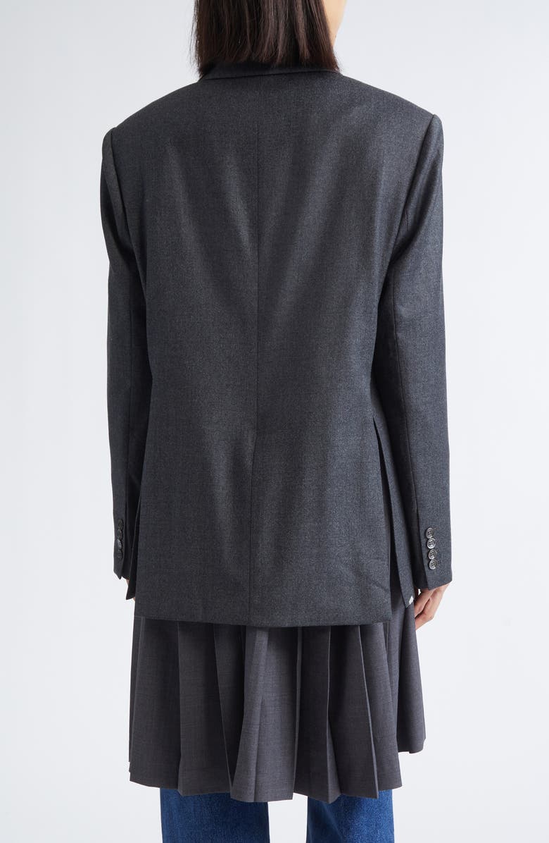 EENK Transformable Single Breasted Wool Blend Blazer, Alternate, color, Grey Wool Blend