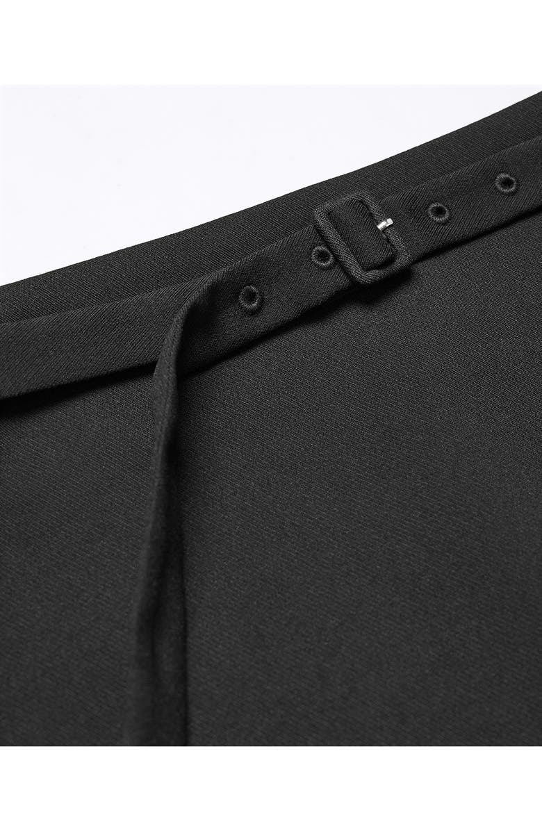 MANGO Straight Belted Miniskirt, Alternate, color, 