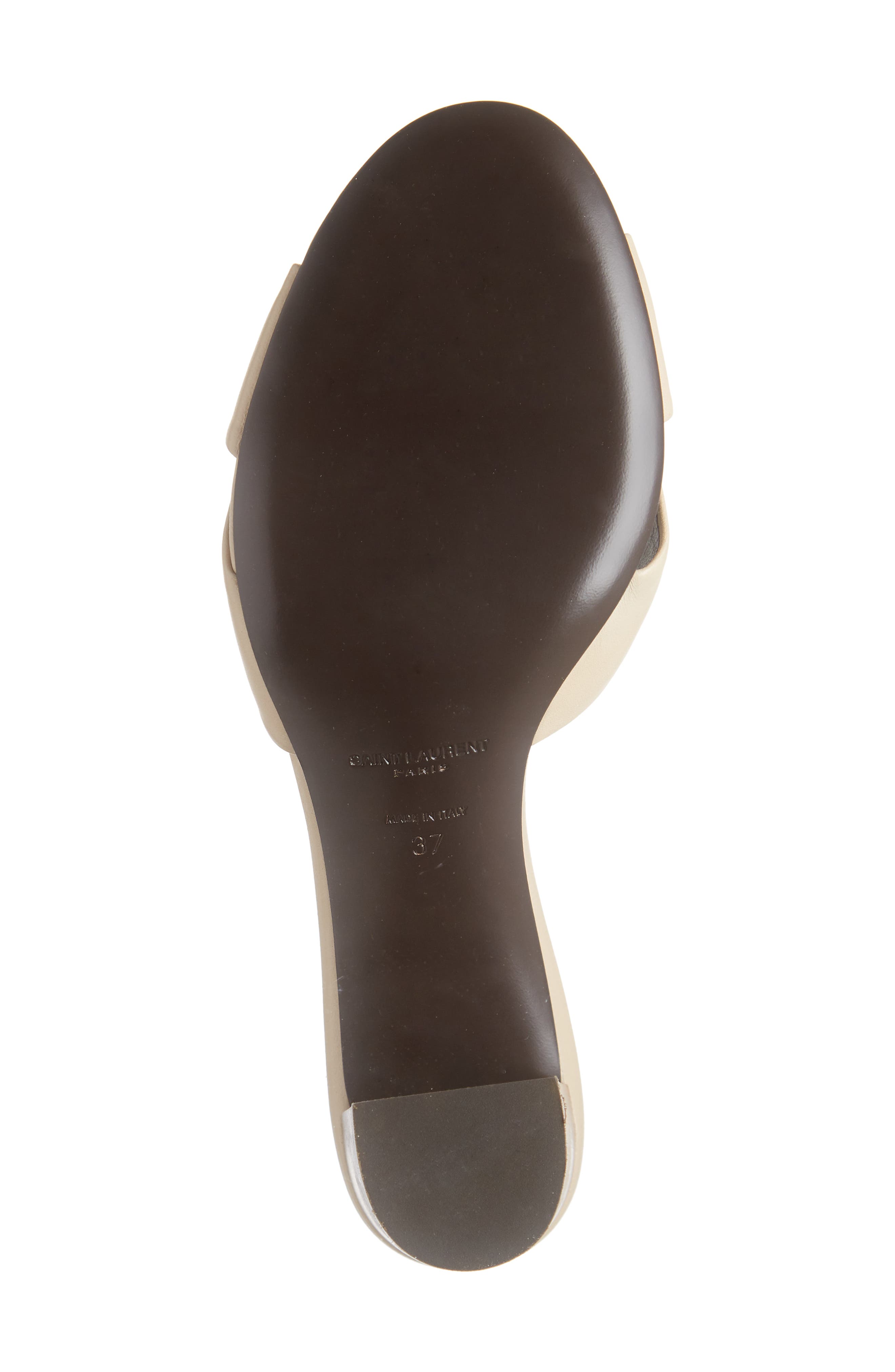 Saint Laurent Bianca Knot Slip-On Sandal, Alternate, color, 