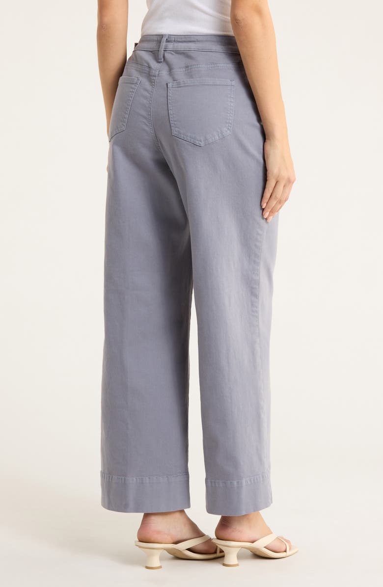 NYDJ Teresa High Waist Wide Leg Ankle Jeans, Alternate, color, Shadow Blue