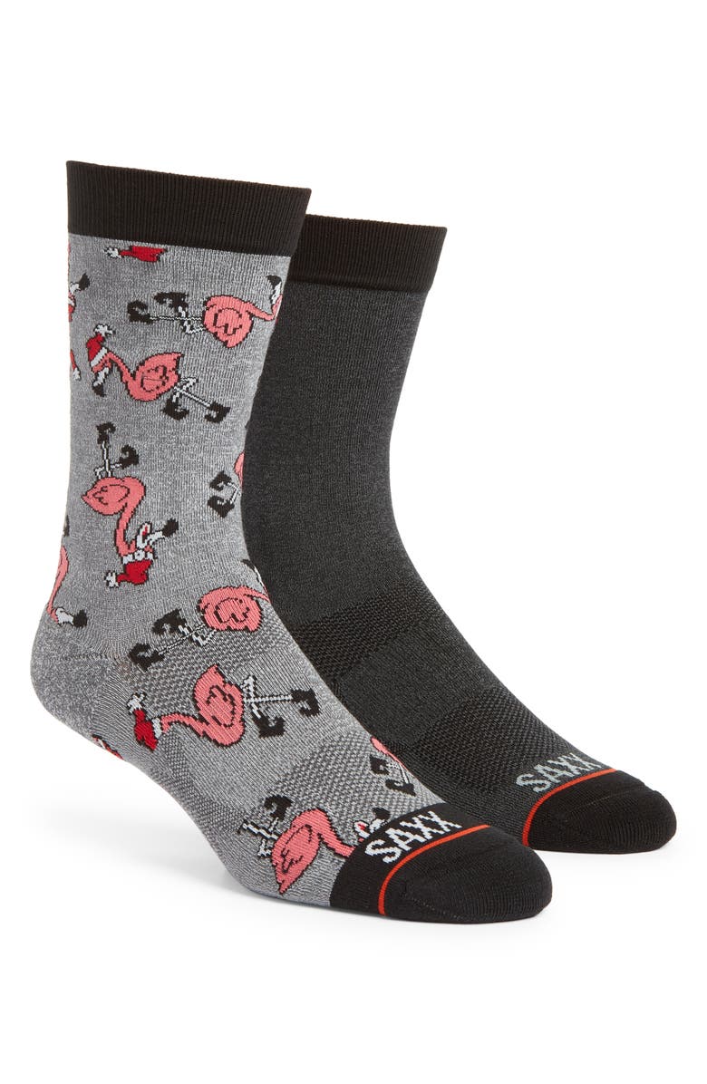 SAXX Whole Package 2-Pack Crew Socks, Main, color,