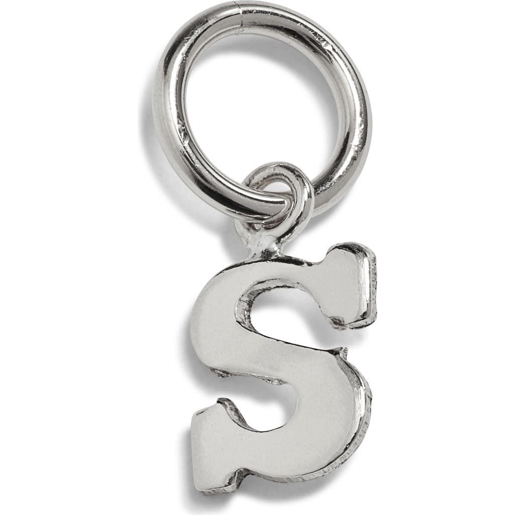 Nashelle Initial Charm In Sterling Silver - S