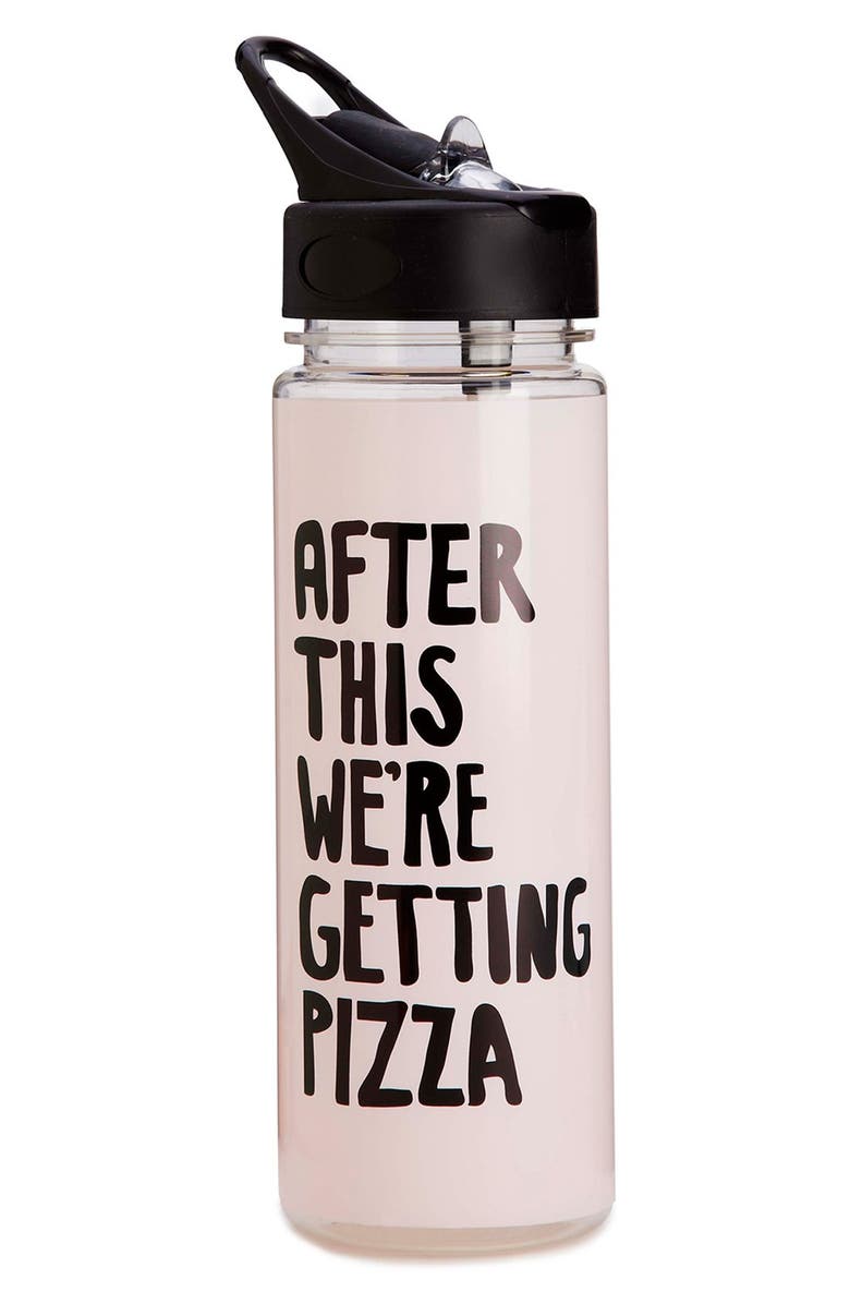 ban.do After This, We're Getting Pizza 20-Ounce Water Bottle, Alternate, color,
