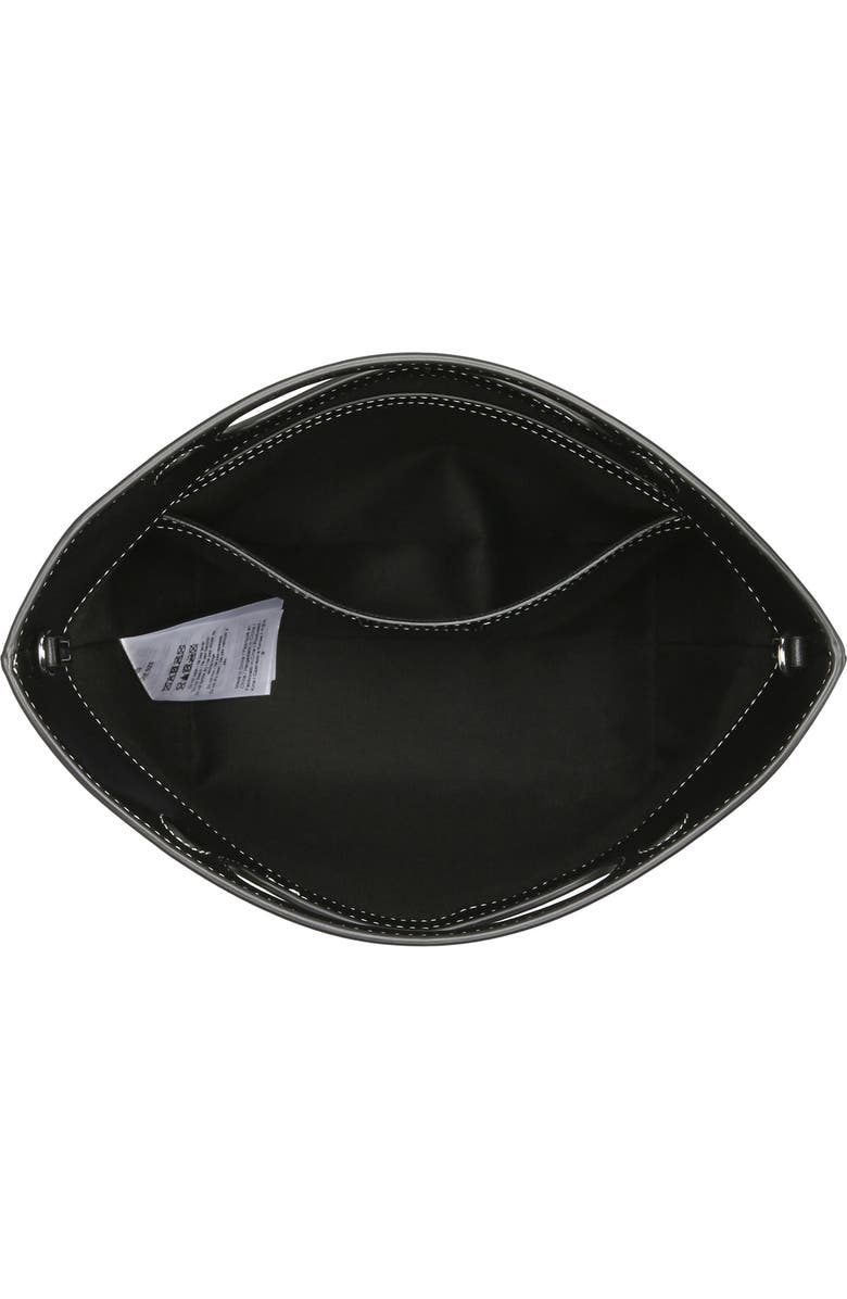 Ganni Small Smiley Canvas Tote Bag, Alternate, color,