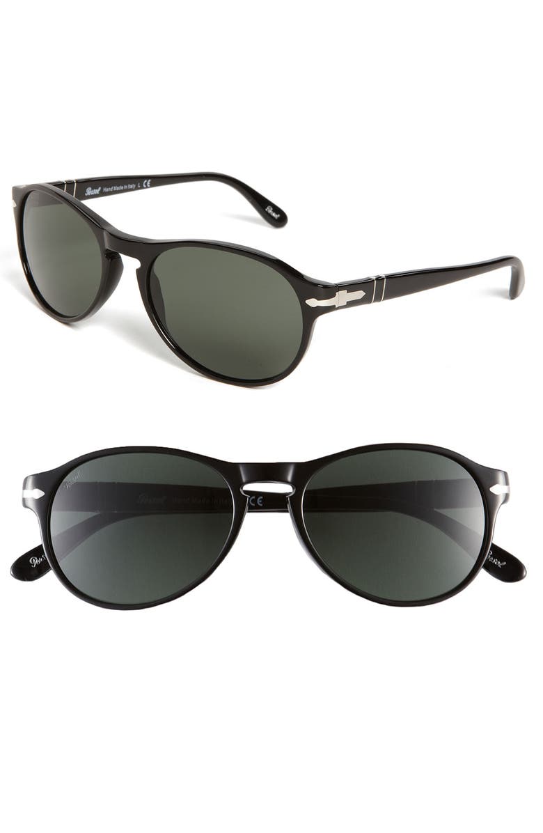 Persol 55m Aviator Sunglasses, Alternate, color, 