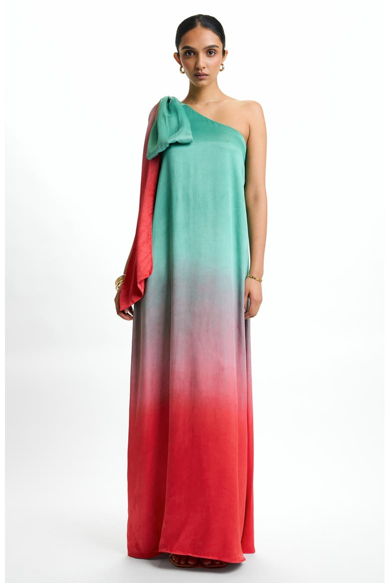 Raya Gown Fsc® Certified Viscose Ombra Popsicle, Alternate, color, Ombra Popsicle