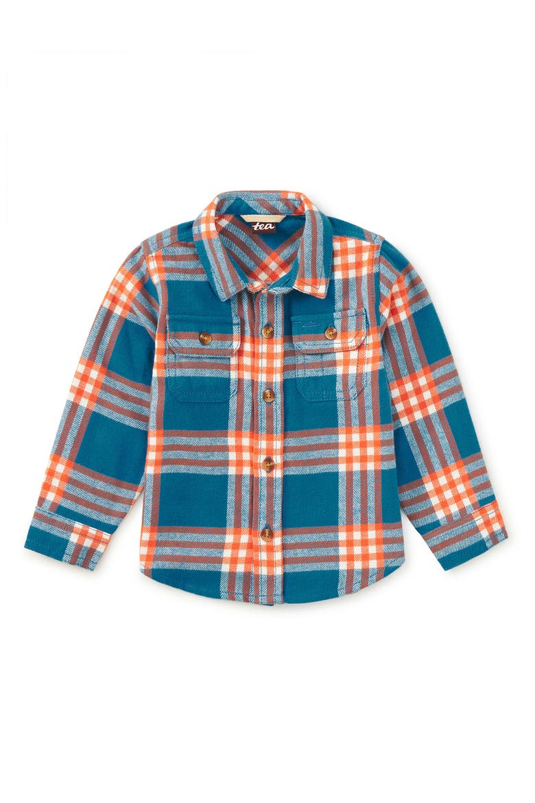 Flannel Button Up Shirt, Alternate, color, KORBP204