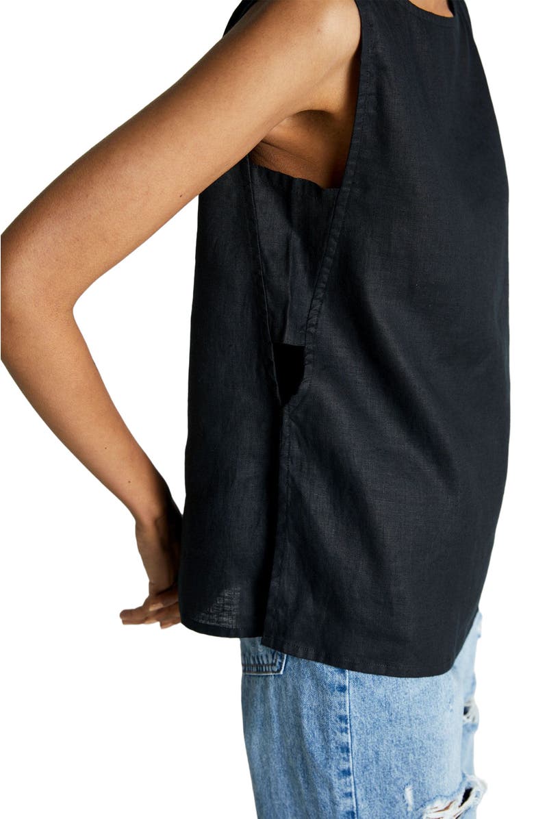 Reistor The Back in Business Top, Alternate, color, Black