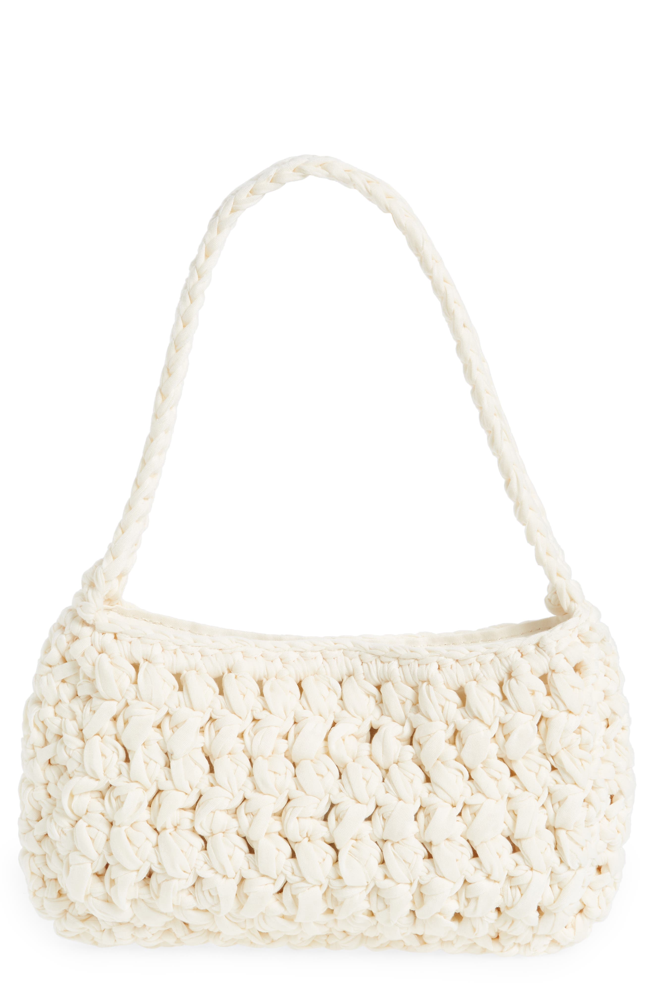 Topshop Woven Shoulder Bag, Main, color, 