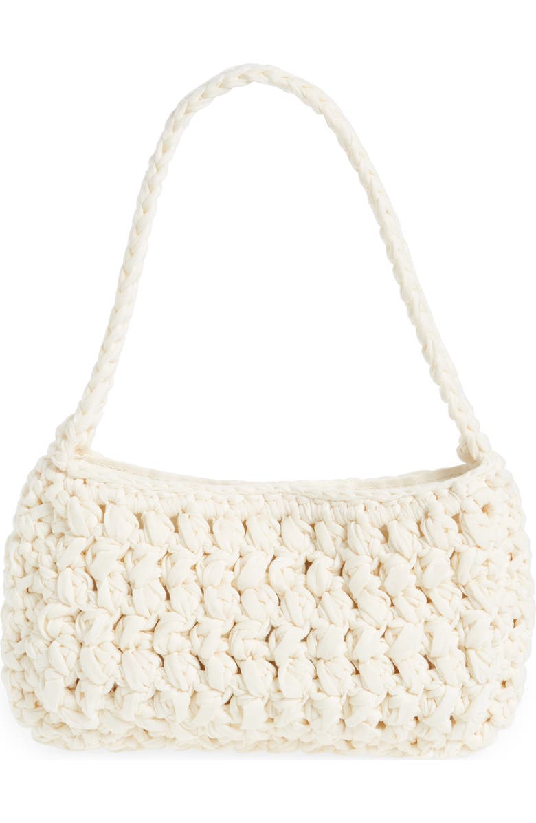 Topshop Woven Shoulder Bag, Main, color,