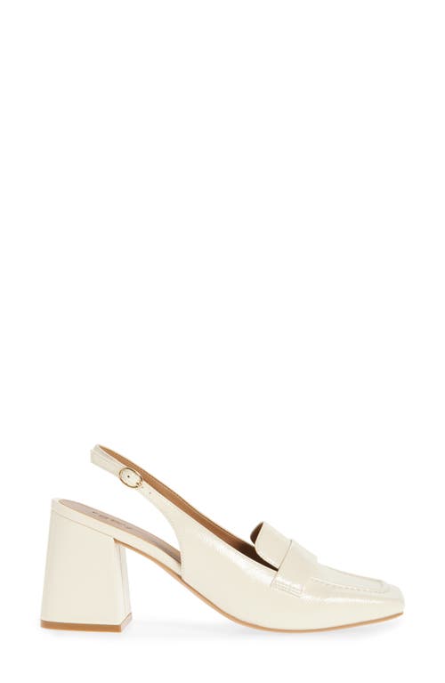 Nordstrom Rack Stasia Loafer Pump In Ivory Patent