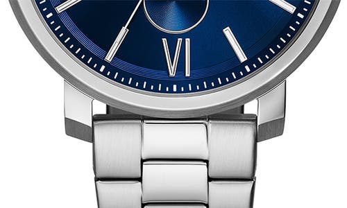 Fossil Rhett Moon Phrase Bracelet Watch, 43mm In Silver