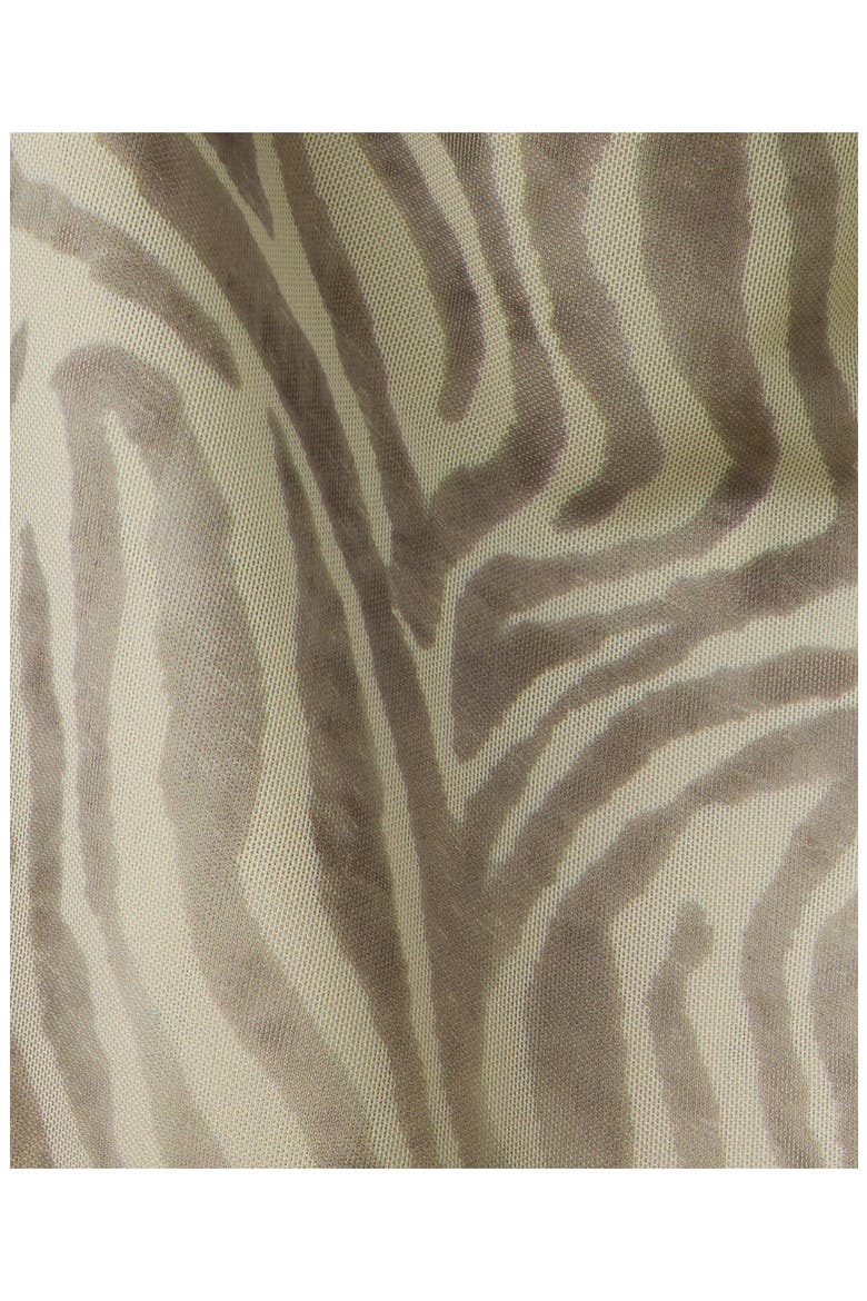 Animal Print Midi Dress, Alternate, color, LIGHT/PASTEL GREY