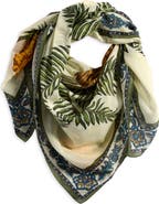 Echo Palma Paradisi Cotton & Silk Square Scarf