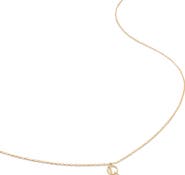 Monica Vinader Small Initial Pendant Necklace