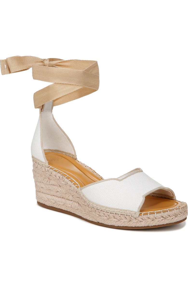 SARTO by Franco Sarto Casey Ankle Wrap Espadrille Platform Wedge Sandal, Main, color,