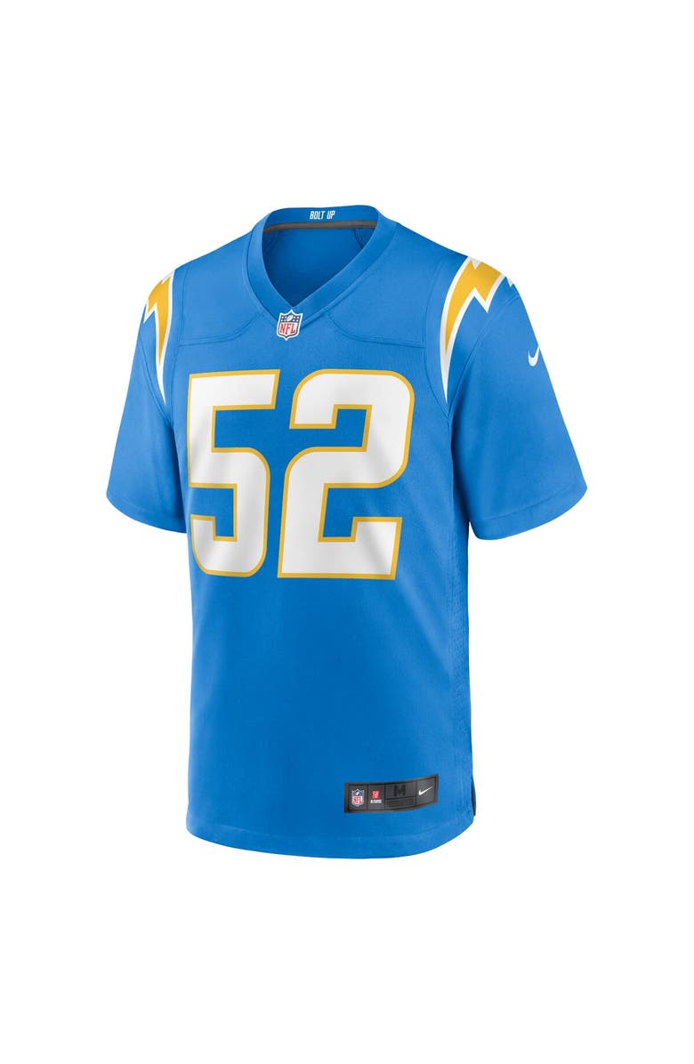 Nike Youth Nike Khalil Mack Powder Blue Los Angeles Chargers Game Jersey, Alternate, color, Powder Blue