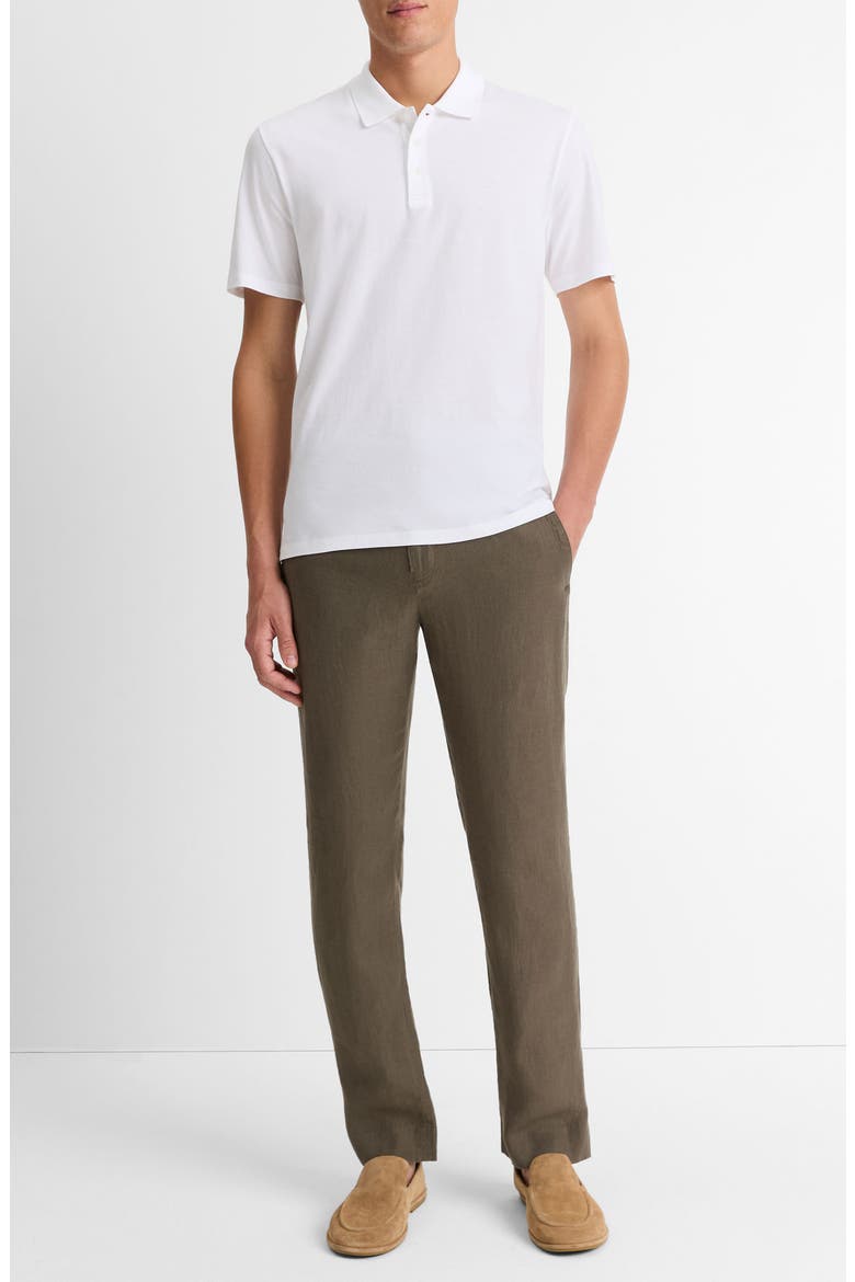 Solid Pima Cotton Polo, Alternate, color, OPTIC WHITE
